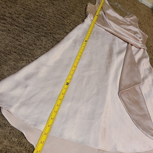 Taylor satin champaign color dress size 14P - Picture 13 of 15